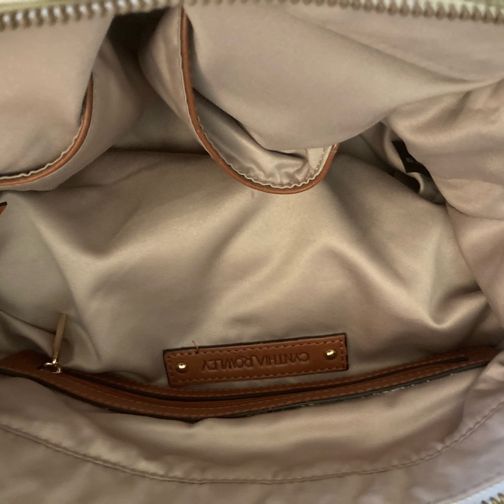 Cynthia Rowley large overnight bag 13 by 15 in great used condition. - Picture 3 of 4